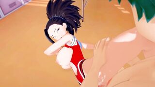 My Hero Academia: TURNED ON MOMO NEEDS SOME COCK (3D Anime)