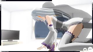 3D HENTAI Fucking RE ZERO Emilia Hard in her Voluptuous Booty
