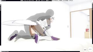 3D HENTAI Fucking RE ZERO Emilia Hard in her Voluptuous Booty