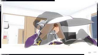 3D HENTAI Fucking RE ZERO Emilia Hard in her Voluptuous Booty