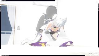 3D HENTAI Fucking RE ZERO Emilia Hard in her Voluptuous Booty