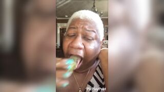 Luenell with her big mouth