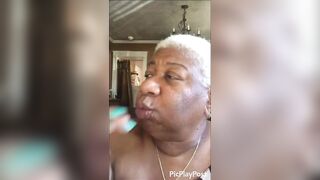 Luenell with her big mouth