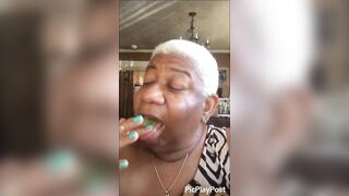 Luenell with her big mouth