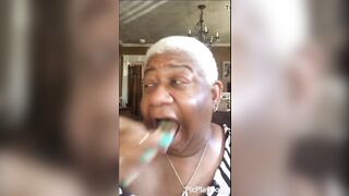 Luenell with her big mouth