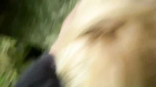 Threesome inside the Woods Young Bomb Blonde