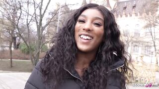 GERMAN SCOUT - BLACK FITNESS teenie YO RAE - EYE ROLLING ORGASM