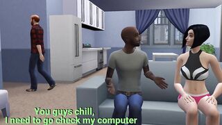 DDSims - Cuckold Lets bbcs Fucked his cougar Ex-Wife - Sims 4