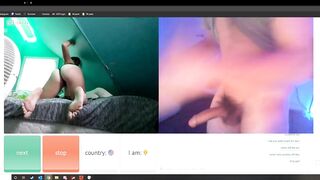 Omegle 19 Year Older Shake their Booty while I Play with my