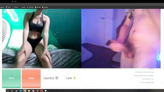 Omegle 19 Year Older Shake their Booty while I Play with my