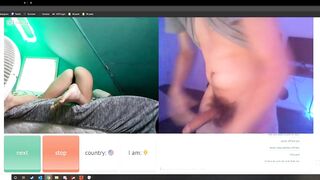 Omegle 19 Year Older Shake their Booty while I Play with my