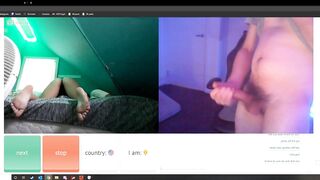 Omegle 19 Year Older Shake their Booty while I Play with my