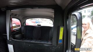 Taxi driver fucks Beauty blonde Gina Varney in his car