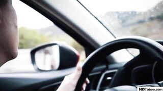 Rich Guy Fucks The Younger sluts Who Crashed His Car