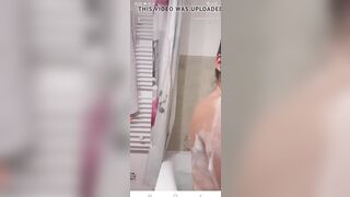 facecast young mom Goddess bath tub tease