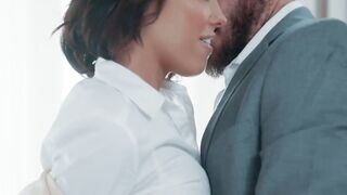 goddess Hot gives blowjob and rides