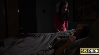 SIS. PORN. Love lies down next to stepbrother and gets bonked