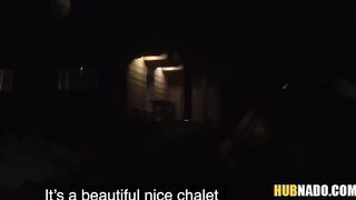 Crazy Hot dark hair pussy with mouth is fucking with a complete stranger