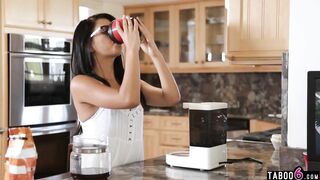 Energy supplement made latina 19 yo Gina Valentina suck many cocks