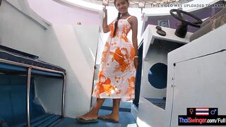 Rented a boat for a day and had sex on it with