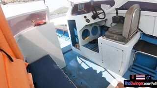 Rented a boat for a day and had sex on it with