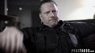 Dirty cop teaches teenagers year older Lesson(Adria Rae and Tiffany Watson)