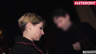 LETSDOEIT - Blonde German Skank Samy Fox Picked Up For Rough Sex