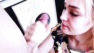 Good Beauty Bitch Passionately Sucks Huge Penis Mistress