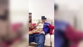 me como a este domiciliario de pizza