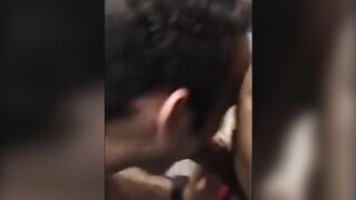 Fun in public bathroom