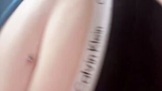 view me play with myself and lick the cum off my finger bang and got a creampie on my fat booty from daddy