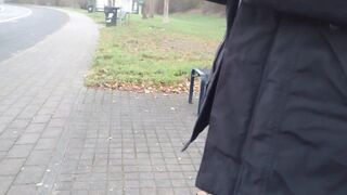 German daddy wanking outdoor