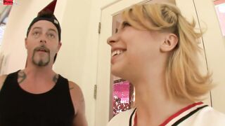 Big Boobed teens Year Older Aurora Monroe Gets Cheerleader Snatch Banged!.