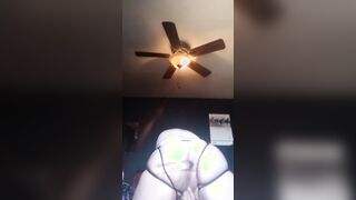 Sucking Off a long sex toy