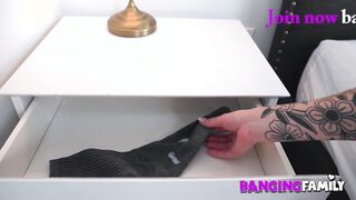 Banging Family - Huge Titties Blonde gets her Booty Plowed by her StepSon