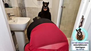 Fem Dom Sissy Bathroom Sub Spanking FLR Gf Domina Mommy Domme Soak Snatch Licking Fetish