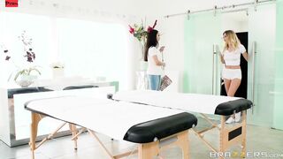 Couple Jizzes For A Massage Tape With Natalia Starr, Keiran Lee, Crystal Rush - Brazzers Official