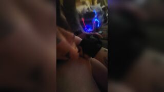 Split roast tattoo MILF blonde