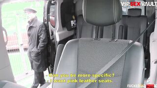 VIPSEXVAULT - Katie Sky Flirts With Cab Driver Until He Fucks Her