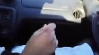 BBC gets a handjob in the car 2