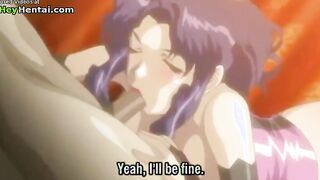 Hentai busty girl in uniform has rough sex