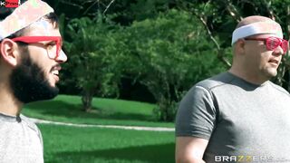 An Athlete's Grope Clip With Sean Lawless, Skyla Novea - Brazzers Official