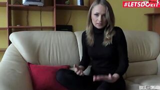 QUESTFORORGASM - Sexual Solo Shaking Orgasms For hot Hottie Ivana Sugar - LETSDOEIT