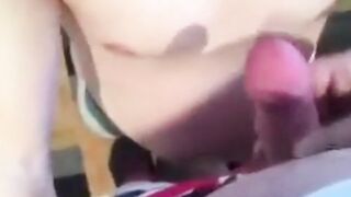 Guy sucks his buddy for cum then shoots his load