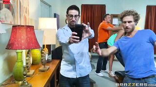 Almost Super Girlfriend Sex Clip With Michael Vegas, Amber Chase, Keiran Lee - Brazzers Official