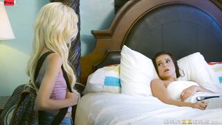 Stepsisters Share A Bed Sex Clip With Kharlie Stone, Piper Perri - Brazzers Official