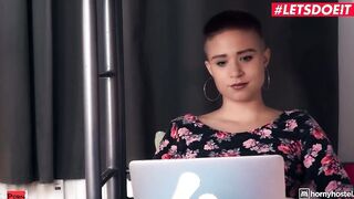 Gigantic Hooters 18 Year Old Gabi Gold Can't Resist The Temptation To