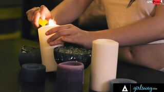 GIRLSWAY Ella Knox And Her Bestie Convoked A Nasty Sex Demon While Using A Ouija Board