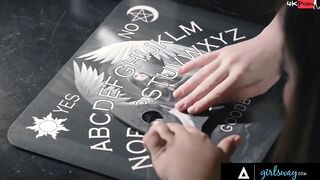 GIRLSWAY Ella Knox And Her Bestie Convoked A Nasty Sex Demon While Using A Ouija Board