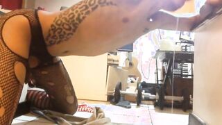 spit roasted by two dildos - rtweetmyass